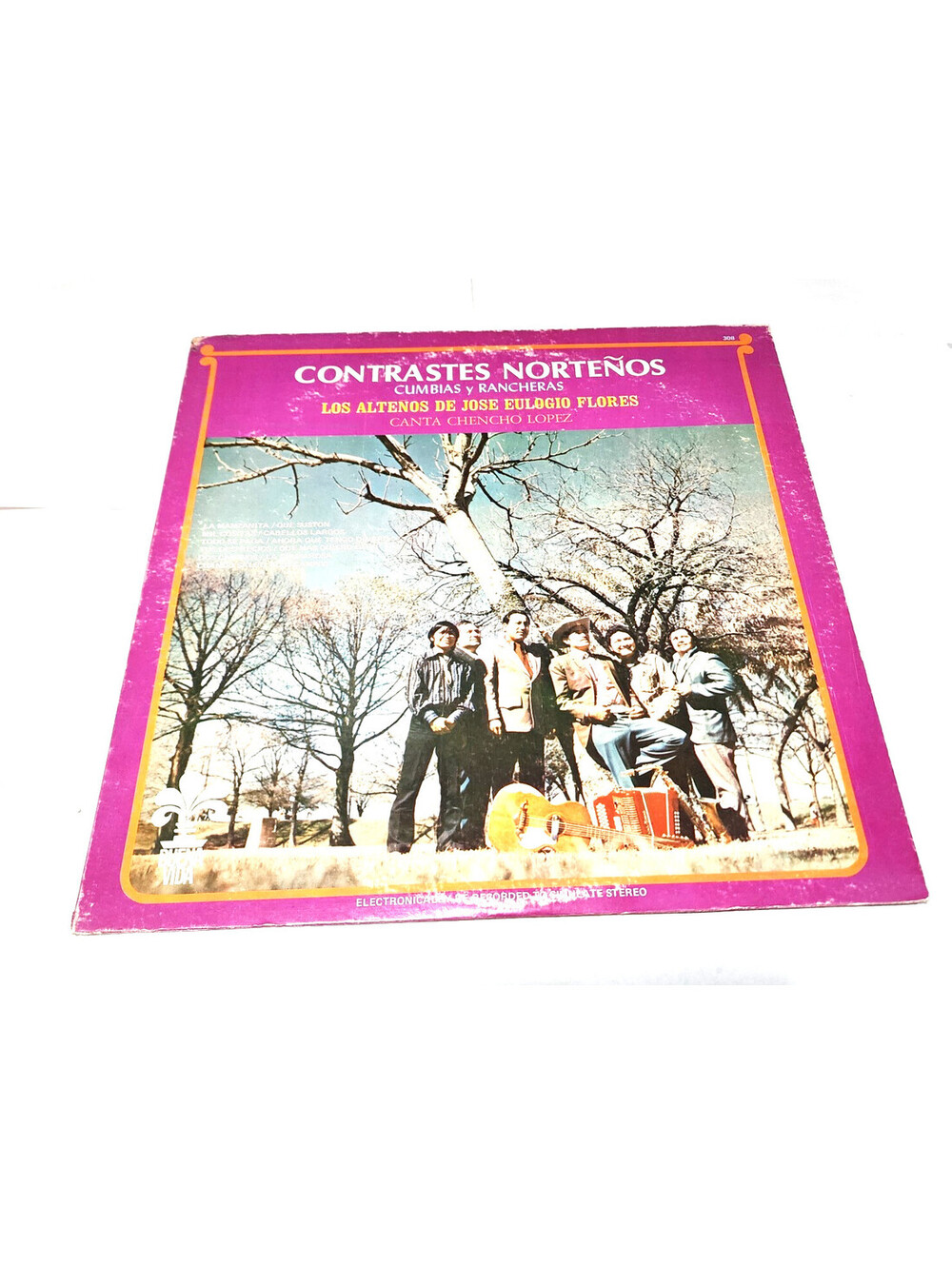 Los Altenos de Jose Eulogio Flores Contrastes Nortenos Vinyl LP Buena Vida Exc